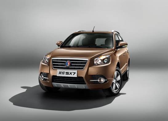 为家庭而生 吉利英伦sx7