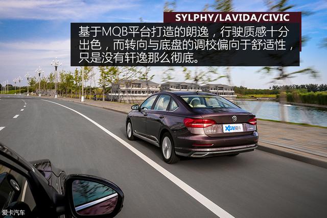 轩逸/朗逸/思域对比测试动态部分