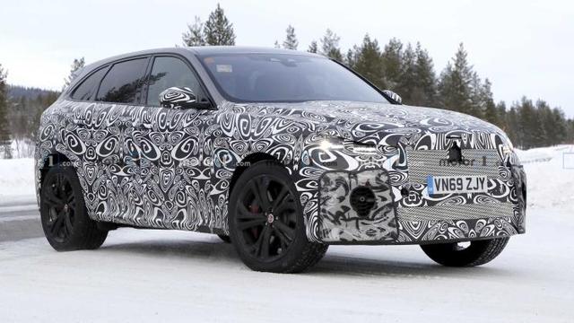 动力依旧暴躁 新款捷豹F-PACE SVR谍照