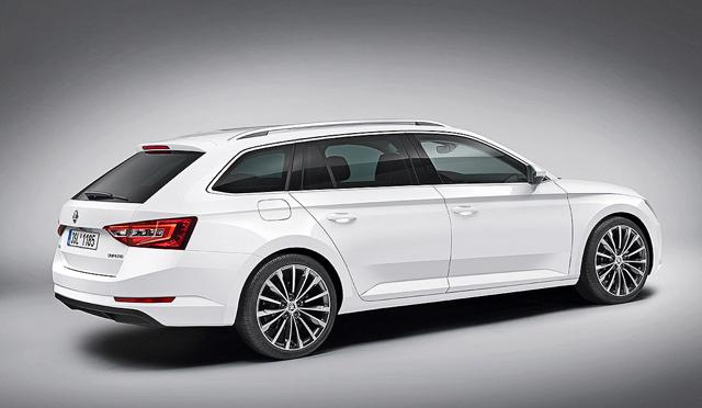 斯柯达新速尊旅行车官图后排放倒近2000升