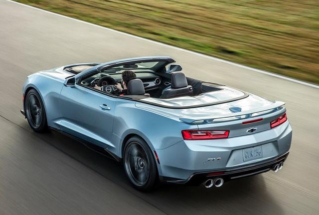 雪佛兰新科迈罗zl1敞篷版官图 更具魅力