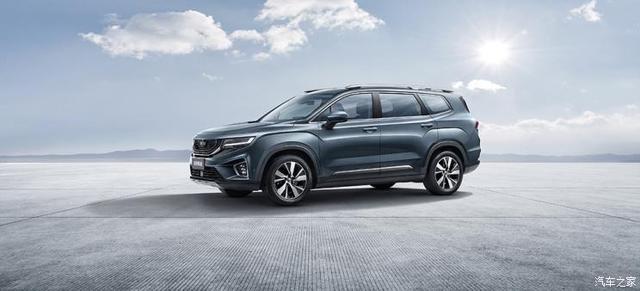 定位中型SUV 吉利豪越更多内饰官图发布