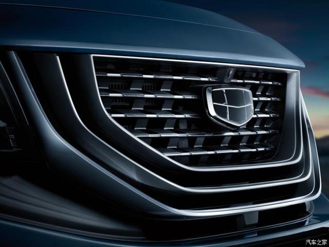 定位中型SUV 吉利豪越更多内饰官图发布