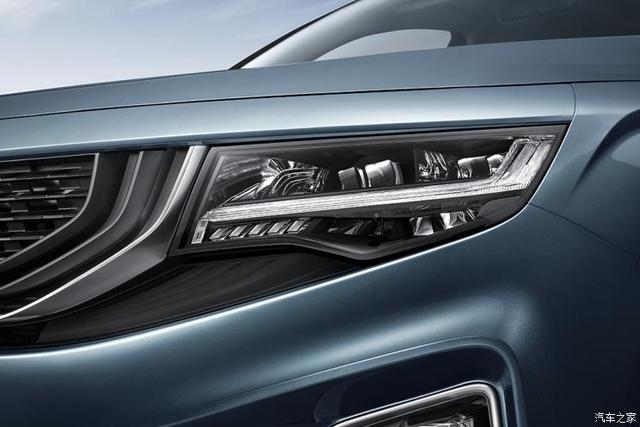 定位中型SUV 吉利豪越更多内饰官图发布