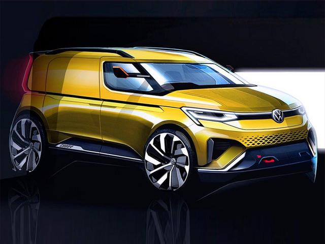 大众新一代Caddy渲染图 造型更运动尾灯有亮点