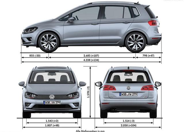 大众新一代高尔夫sportsvan官图