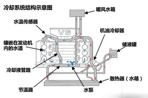 水箱(散热器)负责将带有发动机 北京租车高温的冷却液进行冷却;水泵的