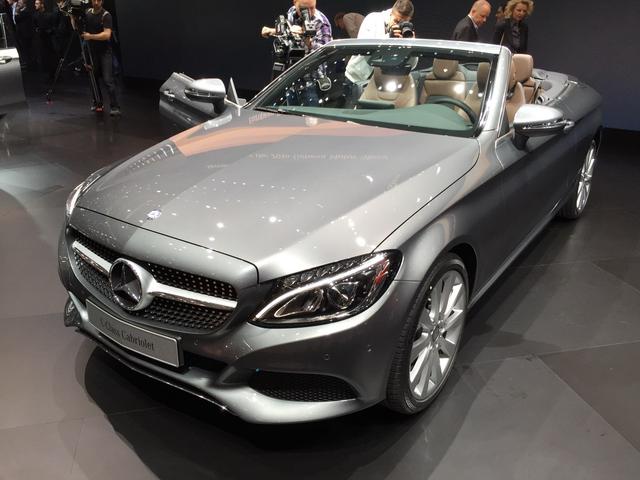 2016日内瓦车展奔驰c级敞篷版首发亮相