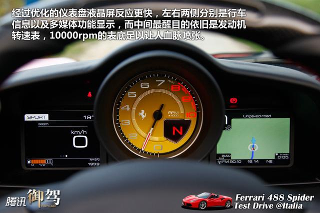 海外试驾法拉利488spider敞出运动激情