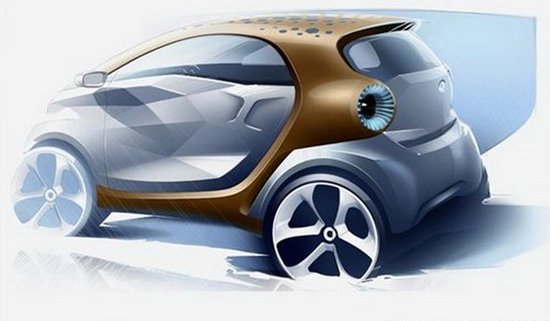 电动小怪兽 smart forvision概念车将亮相_博宝汽车|汽车资讯之家