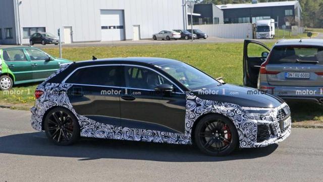 更多外观细节曝光 全新奥迪RS 3谍照 