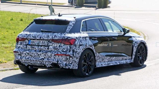 更多外观细节曝光 全新奥迪RS 3谍照 