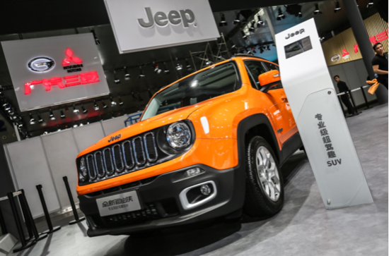 全新jeep自由侠登陆广州车展