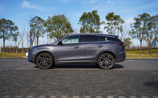 实拍比亚迪唐新能源四驱智联创领型7座