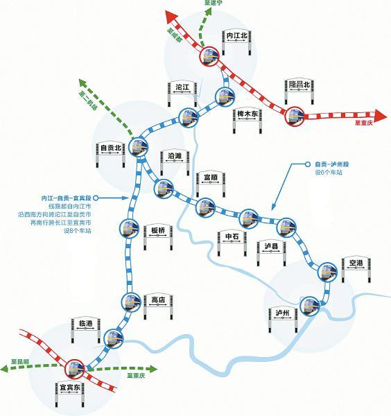 川南城際鐵路規劃圖