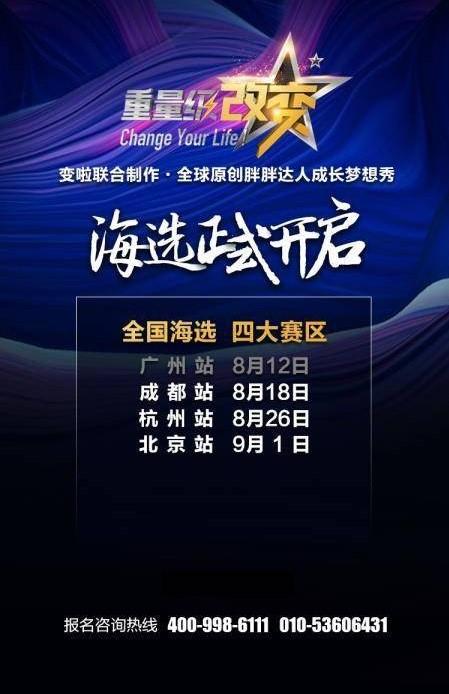 《重量级改变》成都海选 胖胖戏精嗨翻全场