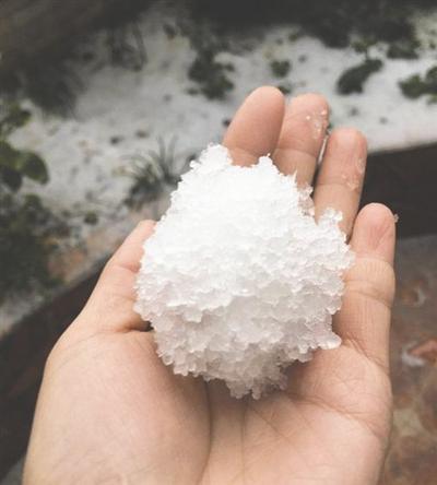 成都迎6年最冷立春局部突降冰粒 专家:不是冰雹是霰