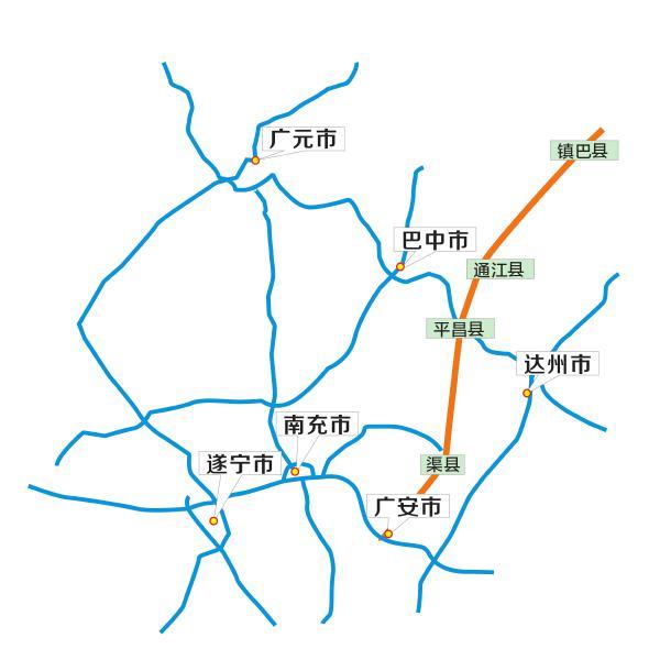 川東北地區將再添高速 連接巴中達州廣安三市