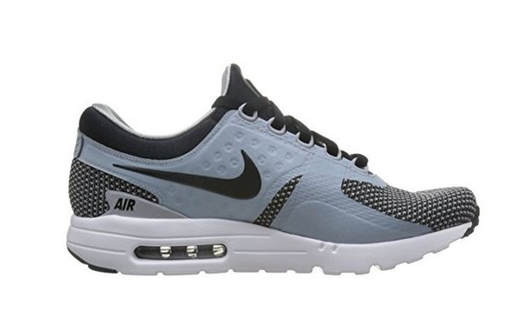 這款nike 耐克 air max zero 跑鞋,採用了橡塑材料和織物組合鞋面