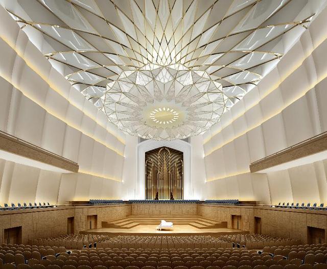 全国第三,西部最大的音乐厅主体完工