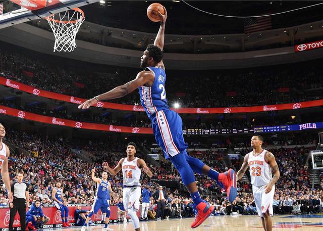 大帝地盘岂容他人放肆 霸道恩比德抖擞神威_nba中国官方网站