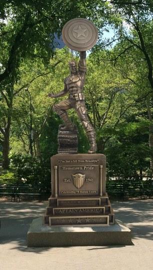美队4米高铜像曝光 将亮相SDCC漫展