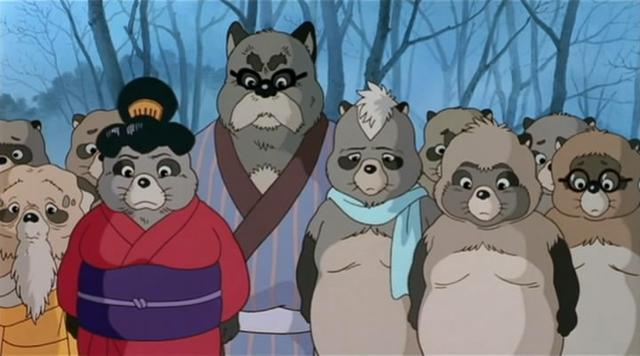日本关于浣熊的动画片图片