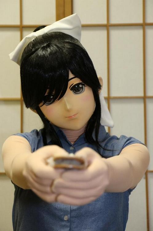 岛国人真会玩穿着爱花人偶装热海旅游