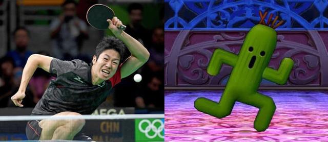 脑洞太大！日本乒乓球名将水谷隼竟和动漫角色神同步