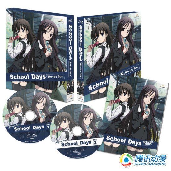 名作《school days》藍光box發售