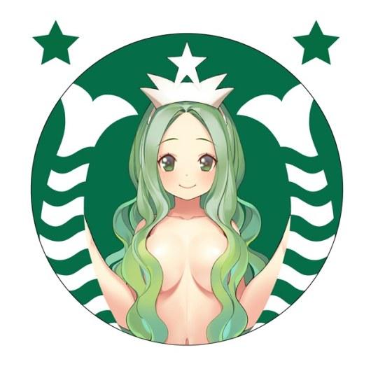 有点污 星爸爸变身巨乳版星巴克娘