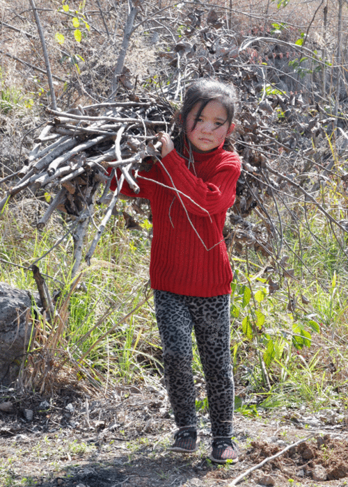 9岁微笑妹妹撑起一个家