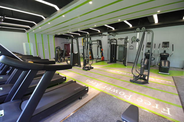 "觉空间"校园健身房.