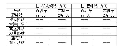 2017年重慶輕軌最新運營時刻表 趕快收藏