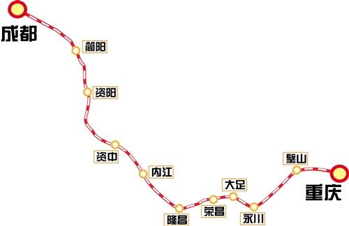 成渝客专等三条铁路今年通车(图)