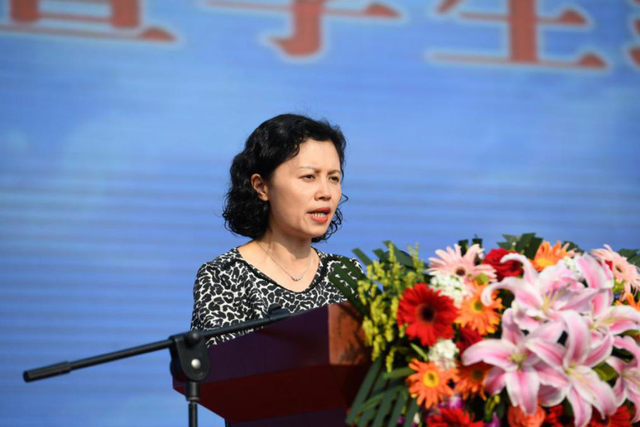 渝北区人民政府副区长张广莉致辞