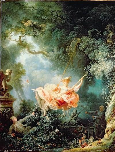 画家让·奥诺雷·弗拉戈纳尔(jean honore fragonard)的画作《秋千》