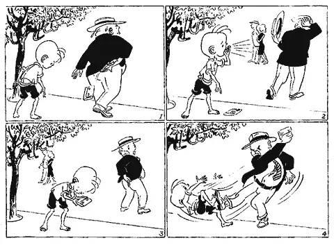 《好意恶报》,捡到钱想物归原主的三毛被当做是小偷被丢钱人一巴掌扇