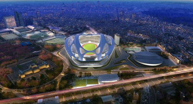 扎哈・哈迪德女士(Zaha Hadid) 具有未来派风格的设计方案 2020东京奥运:安倍晋三的独角戏