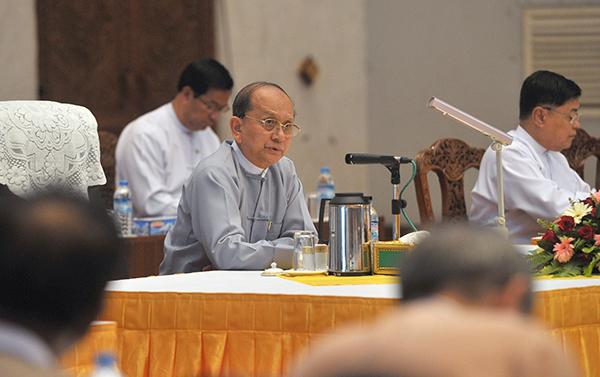 缅甸前任总统吴登盛(thein sein)