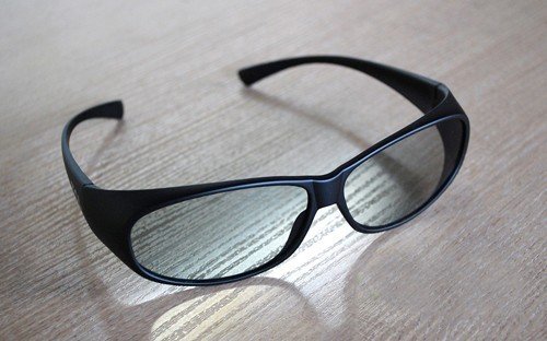 电影院常用的偏振式3d眼镜