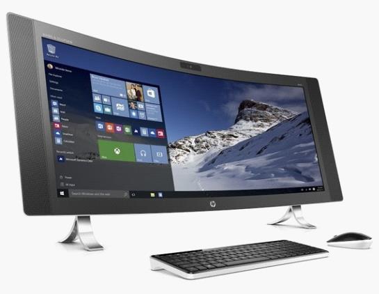 惠普发布34寸曲面屏一体机envy 34