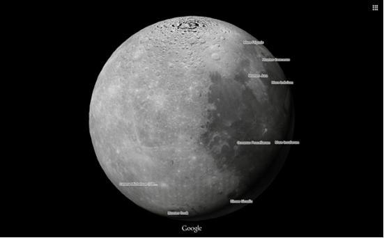 谷歌地圖推出3d版火星和月球地圖服務