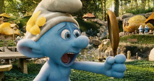 《蓝精灵2》被盗版 本该出现在巴黎场景的 居然出现了日本的场景 怀疑