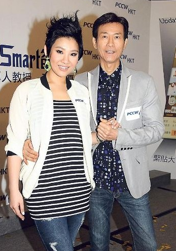 郑少秋与女儿郑欣宜