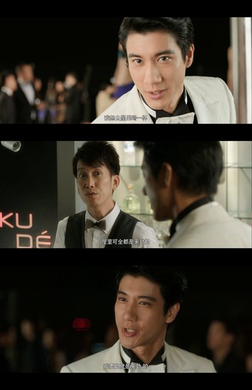 《非常幸运》中,饰演特工大卫的王力宏因其酷帅的外形,精彩的表演被