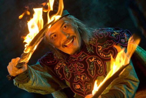 剧照:彩戏师火烧面条刀