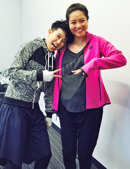 刘力扬现身"女神节"与"亲姐"李娜惊喜相遇