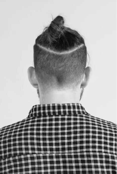 manbun发型图片