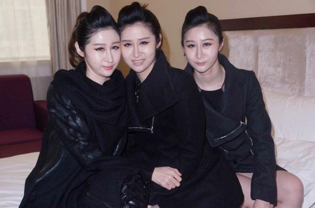侯耀华的女徒三胞胎图片